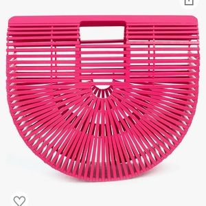 Bamboo pink purse